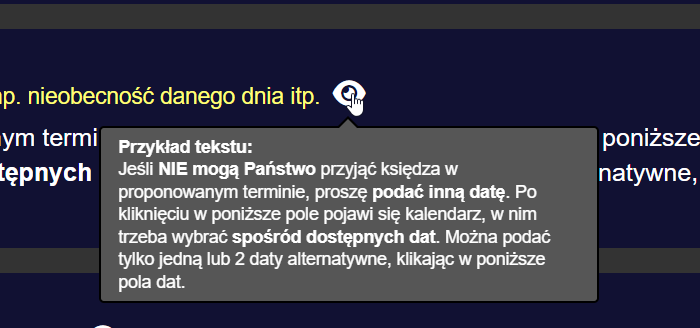 Tooltip po najechaniu na ikonę oczka